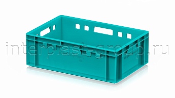 Ящик для мяса и колбасных изделий Е-2 бирюзовый в Шахты Ящик для мяса и колбасных изделий Е-2 бирюзовый в Шахты
