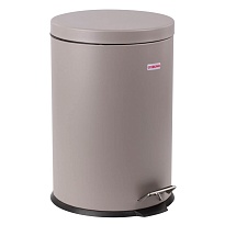 Ведро-контейнер для мусора (урна) с педалью LAIMA Classic, 20 л, серое, матовое, металл, со съемным внутренним ведром в Шахты Ведро-контейнер для мусора (урна) с педалью LAIMA Classic, 20 л, серое, матовое, металл, со съемным внутренним ведром в Шахты