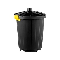 Мусорный бак с крышкой на колесах 105 л темно-серый 105 темно-серый в Шахты Мусорный бак с крышкой на колесах 105 л темно-серый 105 темно-серый в Шахты