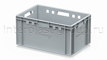 Ящик для мяса и колбасных изделий Е-3 серый в Шахты Ящик для мяса и колбасных изделий Е-3 серый в Шахты