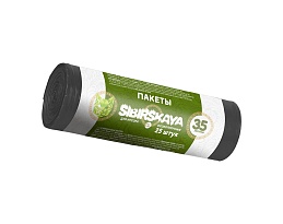 Мешки для мусора 30 л, черные, в рулоне 25 шт., ПНД, 7 мкм, 580х480 мм, SIBIRSKAYA, 101-003 S в Шахты Мешки для мусора 30 л, черные, в рулоне 25 шт., ПНД, 7 мкм, 580х480 мм, SIBIRSKAYA, 101-003 S в Шахты