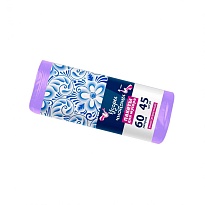 Мешки для мусора 60 л, сиреневые, в рулоне 45 шт., ПНД, 8 мкм, 700х600 мм, Узоры Чистоты, МУ4244 (МН 60-45сир) в Шахты Мешки для мусора 60 л, сиреневые, в рулоне 45 шт., ПНД, 8 мкм, 700х600 мм, Узоры Чистоты, МУ4244 (МН 60-45сир) в Шахты