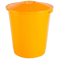 Мусорный бак с крышкой 70 л желтый 70 желтый в Шахты Мусорный бак с крышкой 70 л желтый 70 желтый в Шахты