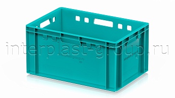 Ящик для мяса и колбасных изделий Е-3 бирюзовый в Шахты Ящик для мяса и колбасных изделий Е-3 бирюзовый в Шахты