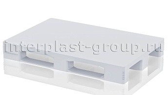 Поддон пластиковый гигиенический V1 (без бортика) белый в Шахты