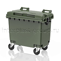 Контейнер для мусора 660 л зеленый 660 зеленый в Шахты Контейнер для мусора 660 л зеленый 660 зеленый в Шахты