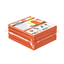 Мешки для мусора 160 л, оранжевые, в пачке 10 шт., ПВД, 40 мкм, 900х1100 мм, i-Bag в Шахты