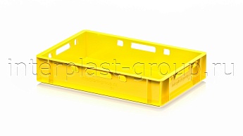 Ящик для мяса и колбасных изделий Е-1 желтый в Шахты Ящик для мяса и колбасных изделий Е-1 желтый в Шахты