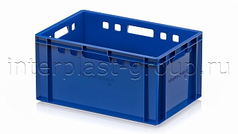 Ящик для мяса и колбасных изделий Е-3 синий в Шахты Ящик для мяса и колбасных изделий Е-3 синий в Шахты