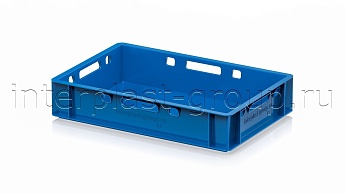 Ящик для мяса и колбасных изделий Е-1 голубой в Шахты Ящик для мяса и колбасных изделий Е-1 голубой в Шахты