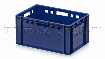 Ящик для мяса и колбасных изделий Е-3 темно-синий в Шахты Ящик для мяса и колбасных изделий Е-3 темно-синий в Шахты