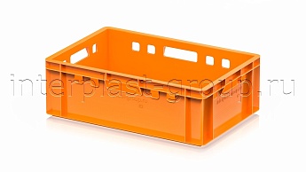 Ящик для мяса и колбасных изделий Е-2 оранжевый в Шахты Ящик для мяса и колбасных изделий Е-2 оранжевый в Шахты