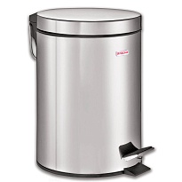 Ведро-контейнер для мусора (урна) с педалью LAIMA Classic, 20 л, зеркальное, нержавеющая сталь, со съемным внутренним ведром в Шахты