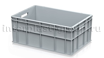 Ящик для молока, мяса, овощей и фруктов сплошной серый в Шахты Ящик для молока, мяса, овощей и фруктов сплошной серый в Шахты