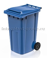 Контейнер для мусора 240 л голубой облегченный 240 голубой в Шахты