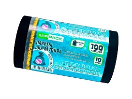 Мешки для мусора 100 л, черные, в рулоне 10 шт., ПВД, 70 мкм, 1000х600 мм, PREMIUM+, 1001076 в Шахты Мешки для мусора 100 л, черные, в рулоне 10 шт., ПВД, 70 мкм, 1000х600 мм, PREMIUM+, 1001076 в Шахты