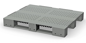 Поддон пластиковый перфорированный (усилен 1 трубой) в Шахты