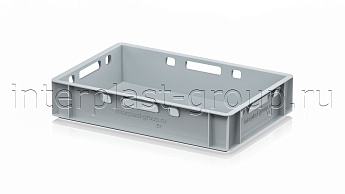 Ящик для мяса и колбасных изделий Е-1 серый в Шахты Ящик для мяса и колбасных изделий Е-1 серый в Шахты